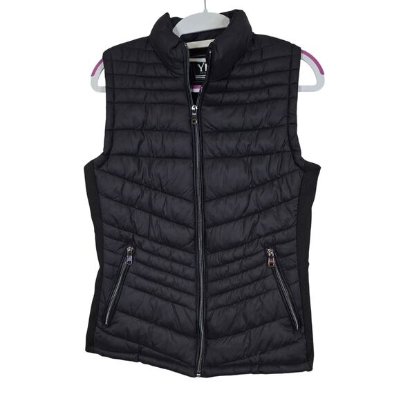 Women's YMI Black Quilted Puffer Full Zip Vest | Size Medium - Picture 1 of 9